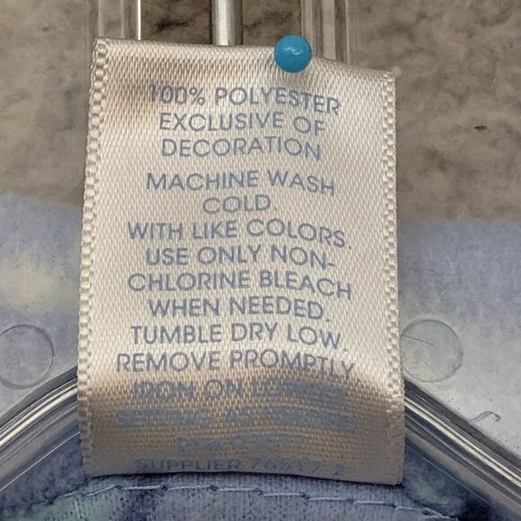 Adonna Sleepwear Pajama Set Size Medium Light Blue Long Sleeve - Picture 9 of 9